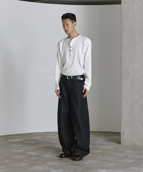 P.IN.O(ピインオ)の「ソフトウェスタンリブロングスリーブ - アイボリー(Tシャツ/カットソー・メンズ・その他・MEDIUM/LARGE)」の2枚目の写真