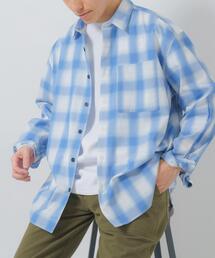 ITEMS URBANRESEARCH | オンブレチェックレギュラーカラーライトシャツ(シャツ/ブラウス)