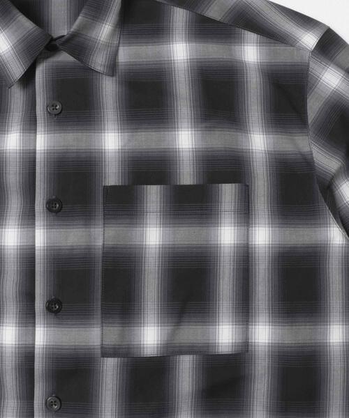 ITEMS URBANRESEARCH(アイテムズ アーバンリサーチ)の「オンブレチェックレギュラーカラーライトシャツ(シャツ/ブラウス・メンズ・ブラック/ブルー/ベージュ・MEDIUM/LARGE)」の13枚目の写真