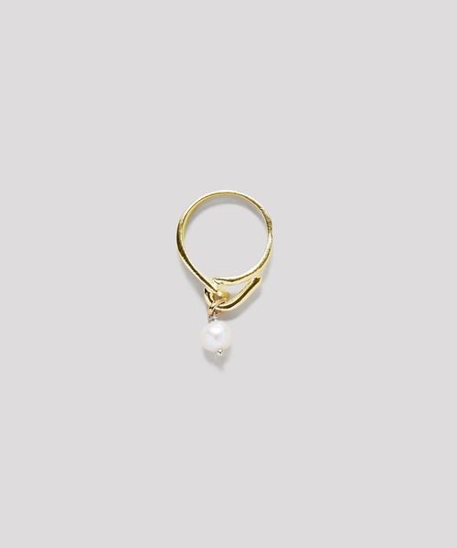 LAPUIS(ラピュイ)の「LAPUIS(ラピュイ)Pearl Hook ring(リング・レディース・マルチ/ゴールド・11号/13号)」の10枚目の写真