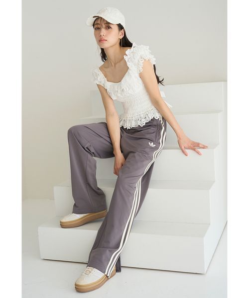 SNIDEL（スナイデル）の「【adidas Originals】FIRE BIRD TP/ファイヤーバードトラックパンツ（その他パンツ・レディース・グレー・S）」の12枚目の写真