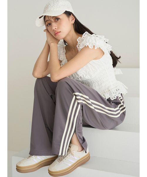 SNIDEL（スナイデル）の「【adidas Originals】FIRE BIRD TP/ファイヤーバードトラックパンツ（その他パンツ・レディース・グレー・S）」の13枚目の写真
