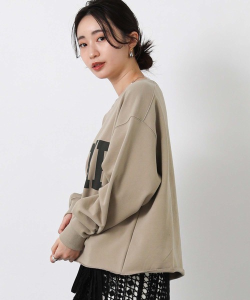 Gready Brilliant（グレディブリリアン）の「裏毛ＳＡＶＩＲロゴスウェット（スウェット・レディース・トップグレー/モカ・38）」の16枚目の写真