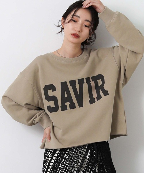 Gready Brilliant（グレディブリリアン）の「裏毛ＳＡＶＩＲロゴスウェット（スウェット・レディース・トップグレー/モカ・38）」の18枚目の写真