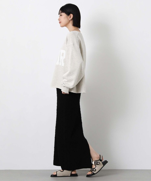 Gready Brilliant（グレディブリリアン）の「裏毛ＳＡＶＩＲロゴスウェット（スウェット・レディース・トップグレー/モカ・38）」の4枚目の写真