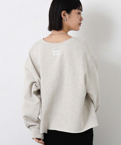 Gready Brilliant（グレディブリリアン）の「裏毛ＳＡＶＩＲロゴスウェット（スウェット・レディース・トップグレー/モカ・38）」の9枚目の写真