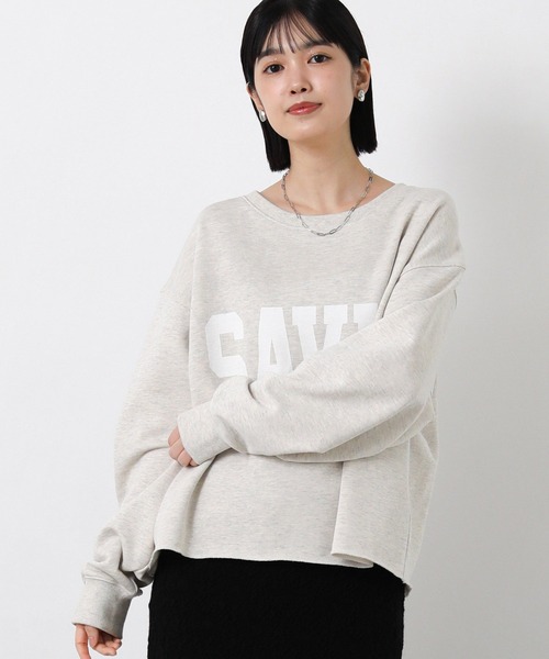 Gready Brilliant（グレディブリリアン）の「裏毛ＳＡＶＩＲロゴスウェット（スウェット・レディース・トップグレー/モカ・38）」の10枚目の写真