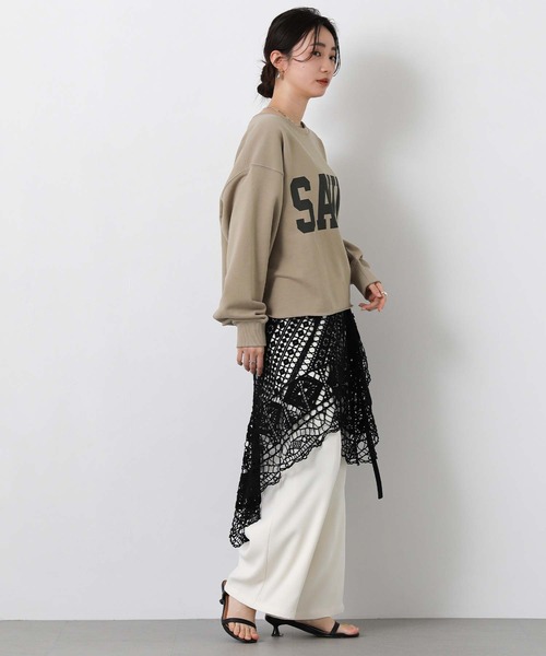 Gready Brilliant（グレディブリリアン）の「裏毛ＳＡＶＩＲロゴスウェット（スウェット・レディース・トップグレー/モカ・38）」の12枚目の写真