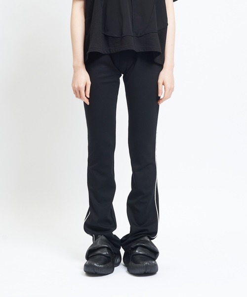 gomme（ゴム）の「ブーツカットポンチパンツ（その他パンツ・レディース・ブラック・MEDIUM）」の2枚目の写真