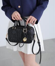 FREE'S MART | キルティング風ミニボストンバッグ(ボストンバッグ)