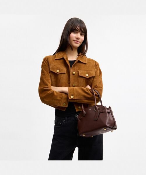 COACH(コーチ)の「ソフト エンパイア キャリーオール バッグ 21(ショルダーバッグ・レディース・ブラウン系その他・ONE)」の3枚目の写真