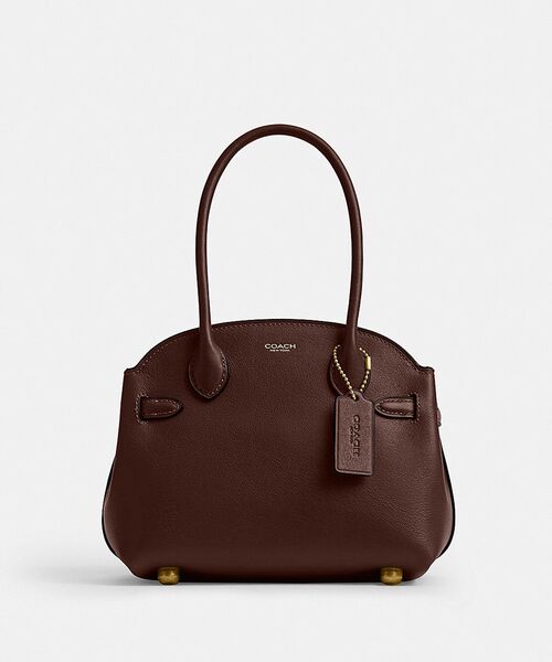 COACH(コーチ)の「ソフト エンパイア キャリーオール バッグ 21(ショルダーバッグ・レディース・ブラウン系その他・ONE)」の4枚目の写真