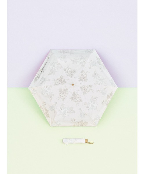 SNIDEL(スナイデル)の「【SNIDEL×PROTECT U】晴雨兼用折り畳み日傘(折りたたみ傘・レディース・ホワイト/ピンク/ライトピンク・F)」の3枚目の写真