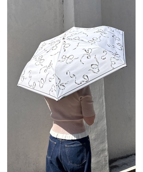 SNIDEL(スナイデル)の「【SNIDEL×PROTECT U】晴雨兼用折り畳み日傘(折りたたみ傘・レディース・ホワイト/ピンク/ライトピンク・F)」の16枚目の写真