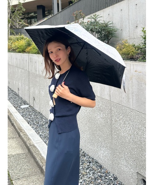 SNIDEL(スナイデル)の「【SNIDEL×PROTECT U】晴雨兼用折り畳み日傘(折りたたみ傘・レディース・ホワイト/ピンク/ライトピンク・F)」の13枚目の写真