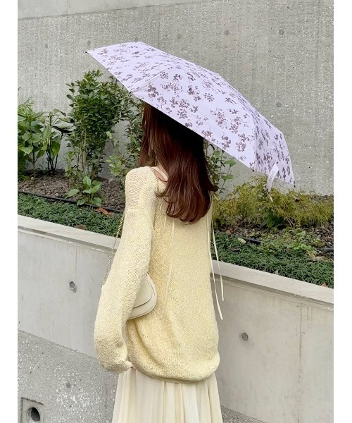 SNIDEL(スナイデル)の「【SNIDEL×PROTECT U】晴雨兼用折り畳み日傘(折りたたみ傘・レディース・ホワイト/ピンク/ライトピンク・F)」の11枚目の写真