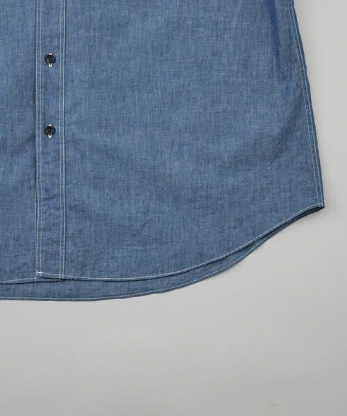 FILSON(フィルソン)の「FILSON/フィルソン 【Japan Exclusive】Chambray Work Shirt Indigo Produced by 金子恵治(シャツ/ブラウス・メンズ・ネイビー・X-LARGE/LARGE/MEDIUM)」の4枚目の写真