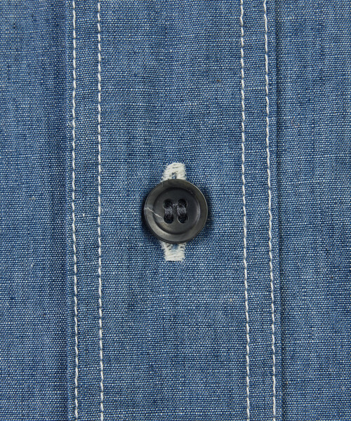 FILSON(フィルソン)の「FILSON/フィルソン 【Japan Exclusive】Chambray Work Shirt Indigo Produced by 金子恵治(シャツ/ブラウス・メンズ・ネイビー・X-LARGE/LARGE/MEDIUM)」の5枚目の写真