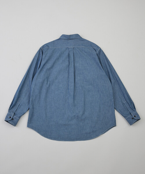 FILSON(フィルソン)の「FILSON/フィルソン 【Japan Exclusive】Chambray Work Shirt Indigo Produced by 金子恵治(シャツ/ブラウス・メンズ・ネイビー・X-LARGE/LARGE/MEDIUM)」の9枚目の写真
