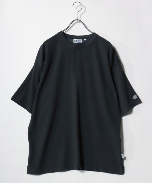 DISCUS(ディスカス)の「2026SS DISCUS/ディスカス COOLMAX ミニワッフル オーバーサイズ ヘンリーネック半袖Tシャツ レディース メンズ(Tシャツ/カットソー・メンズ・スミクロ/ホワイト/ブルー/ブラック・XL/L/M)」の8枚目の写真