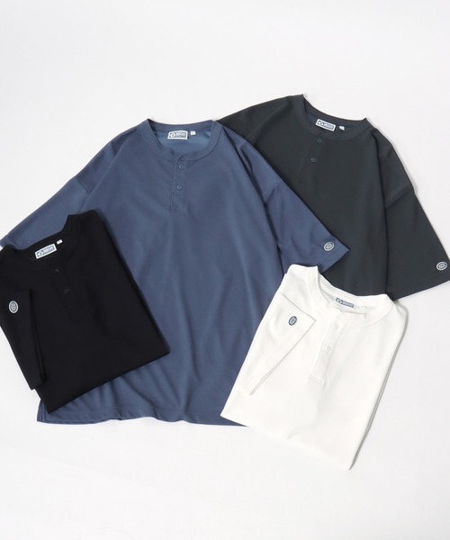 DISCUS(ディスカス)の「2026SS DISCUS/ディスカス COOLMAX ミニワッフル オーバーサイズ ヘンリーネック半袖Tシャツ レディース メンズ(Tシャツ/カットソー・メンズ・スミクロ/ホワイト/ブルー/ブラック・XL/L/M)」の17枚目の写真