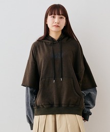 MEDE19F | ＭＥＤＥ１９Ｆ　デニムコンビフーディー(パーカー)