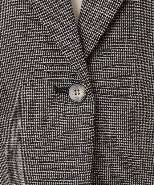 BEARDSLEY（ビアズリー）の「ハーフスリーブツイードジャケット（テーラードジャケット・レディース・ブラック/ベージュ・FREE）」の9枚目の写真