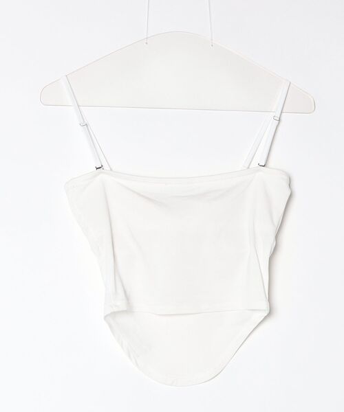 ROYAL FLASH（ロイヤルフラッシュ）の「determ/デターム/Collagen Curverd Line Tube Top（タンクトップ・レディース・ホワイト・S/XS）」の2枚目の写真