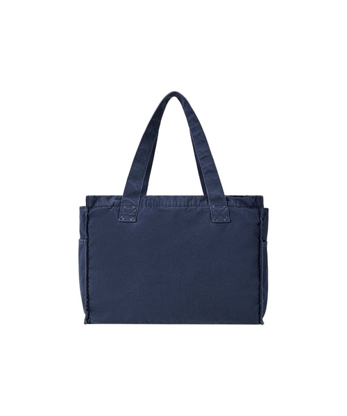 EMIS（イミス）の「WASHED COTTON SHOULDER BAG（ショルダーバッグ・レディース・ベージュ/ネイビー・FREE）」の4枚目の写真