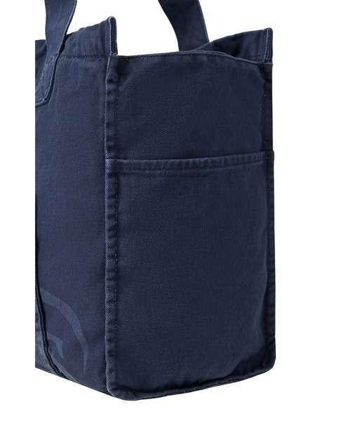 EMIS（イミス）の「WASHED COTTON SHOULDER BAG（ショルダーバッグ・レディース・ベージュ/ネイビー・FREE）」の6枚目の写真
