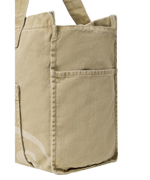EMIS（イミス）の「WASHED COTTON SHOULDER BAG（ショルダーバッグ・レディース・ベージュ/ネイビー・FREE）」の11枚目の写真