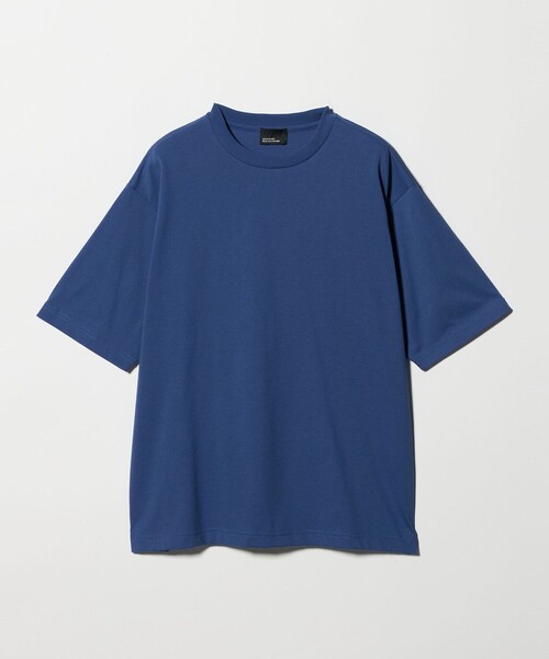 green label relaxing(グリーンレーベルリラクシング)の「【WEB限定】JUST fit デイリー ワイド Tシャツ -吸水速乾・抗菌-(Tシャツ/カットソー・メンズ・モカ/ロイヤルブルー/ホワイト/ライトグレー/ダークブラウン/ブラック/ネイビー/ダークグレー・S/M/L/XL)」の19枚目の写真
