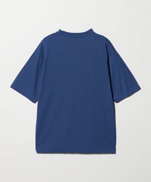 green label relaxing(グリーンレーベルリラクシング)の「【WEB限定】JUST fit デイリー ワイド Tシャツ -吸水速乾・抗菌-(Tシャツ/カットソー・メンズ・モカ/ロイヤルブルー/ホワイト/ライトグレー/ダークブラウン/ブラック/ネイビー/ダークグレー・S/M/L/XL)」の20枚目の写真