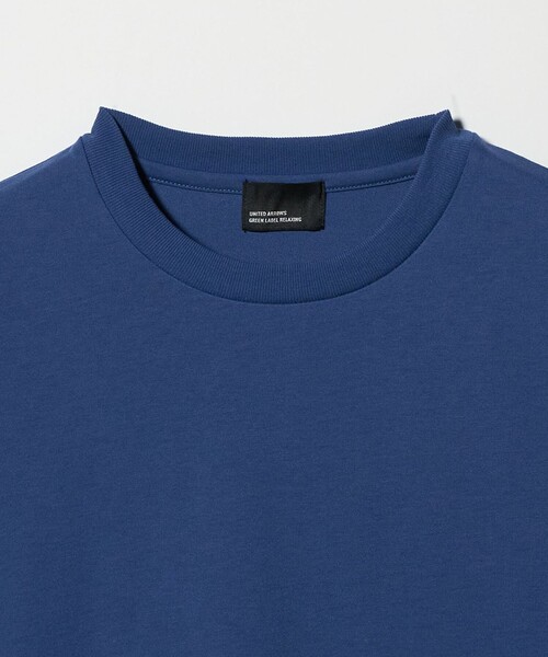 green label relaxing(グリーンレーベルリラクシング)の「【WEB限定】JUST fit デイリー ワイド Tシャツ -吸水速乾・抗菌-(Tシャツ/カットソー・メンズ・モカ/ロイヤルブルー/ホワイト/ライトグレー/ダークブラウン/ブラック/ネイビー/ダークグレー・S/M/L/XL)」の21枚目の写真