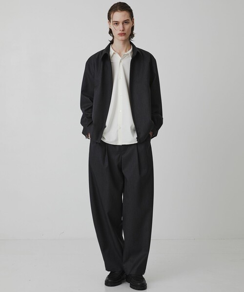 UNITED TOKYO(ユナイテッドトウキョウ)の「【残りわずか】RWS CHUBUT WOOL バルーンスラックス |タック/バレル/スタイルアップ/オーガニックウール/スーツ地/ワイド(その他パンツ・メンズ・ダークネイビー/ダークグレー・1/2/3)」の22枚目の写真