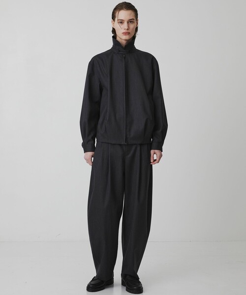UNITED TOKYO(ユナイテッドトウキョウ)の「【残りわずか】RWS CHUBUT WOOL バルーンスラックス |タック/バレル/スタイルアップ/オーガニックウール/スーツ地/ワイド(その他パンツ・メンズ・ダークネイビー/ダークグレー・1/2/3)」の20枚目の写真