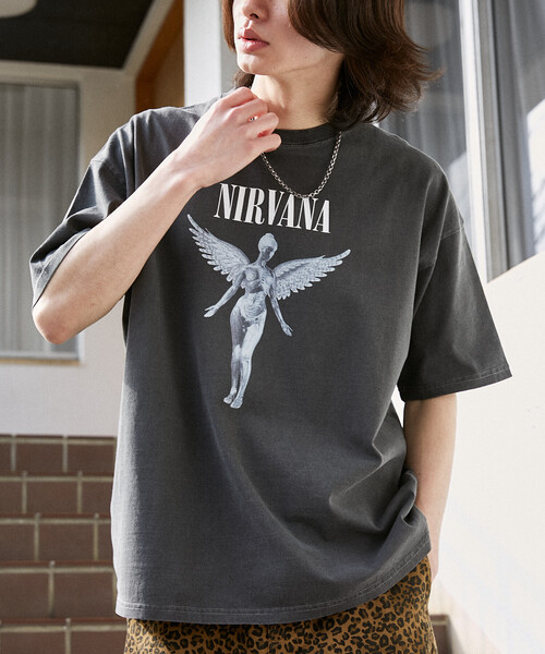 PUBLUX/パブリュクス NIRVANA IN UTERO バンドTシャツ 限定展開（T