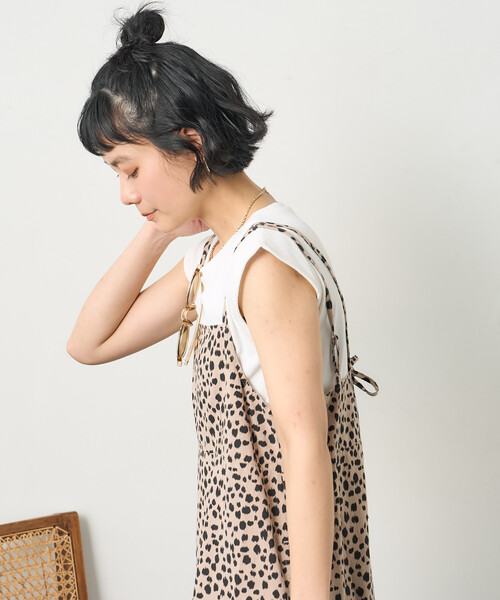FREAK'S STORE(フリークスストア)の「【セットアイテム】リネンレーヨン インナーセット キャミワンピース(ワンピース・レディース・ブルー/ブラック/その他15・フリ-)」の21枚目の写真