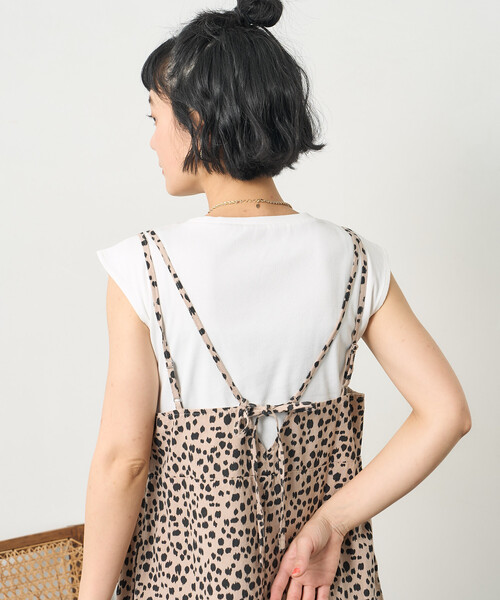 FREAK'S STORE(フリークスストア)の「【セットアイテム】リネンレーヨン インナーセット キャミワンピース(ワンピース・レディース・ブルー/ブラック/その他15・フリ-)」の20枚目の写真