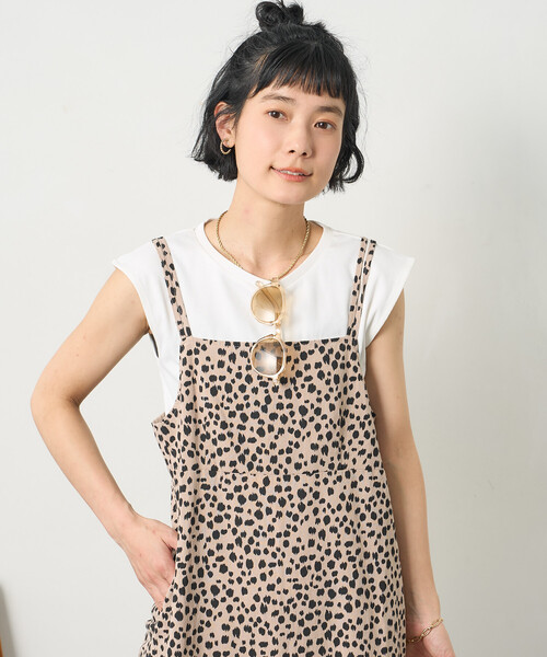 FREAK'S STORE(フリークスストア)の「【セットアイテム】リネンレーヨン インナーセット キャミワンピース(ワンピース・レディース・ブルー/ブラック/その他15・フリ-)」の19枚目の写真