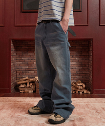 AREUBAN（アルバン）の「ローダイダードセイギンフレアパンツ_スカイブルー（その他パンツ）」