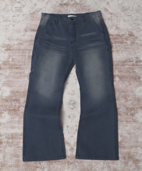 AREUBAN(アルバン)の「ローダイダードセイギンフレアパンツ_スカイブルー(その他パンツ・メンズ・スカイブルー・2/3/4)」の2枚目の写真