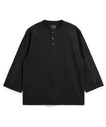 七分袖」に該当するTシャツ/カットソー（ブラック/黒色系