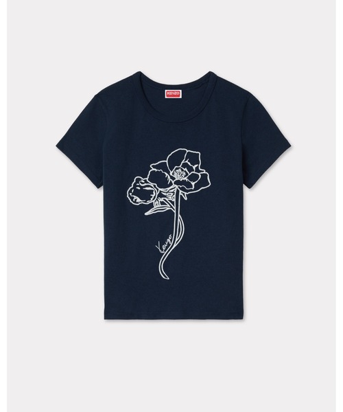 KENZO（ケンゾー）の「'KENZO Archive Rose' アウトライン Tシャツ イン コットン（Tシャツ/カットソー・レディース・ブルー系その他4・X-SMALL/SMALL/MEDIUM）」の5枚目の写真