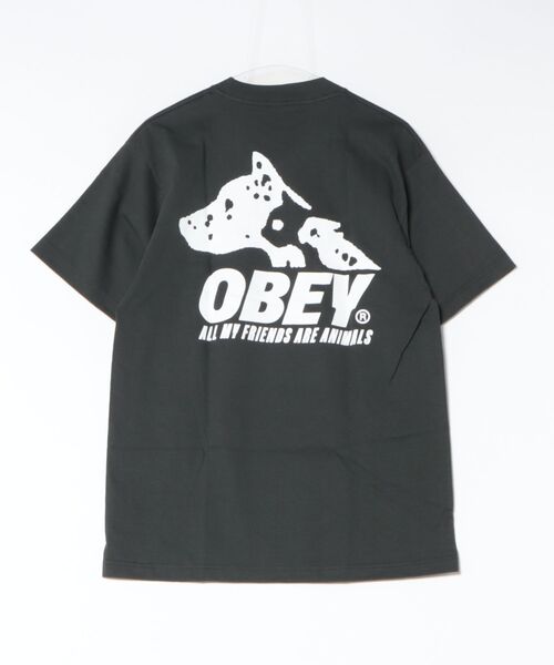 OBEY(オベイ)の「OBEY/オベー OBEY ANIMALS 168024322(Tシャツ/カットソー・メンズ・ホワイト/ブラック・S/M/L)」の3枚目の写真