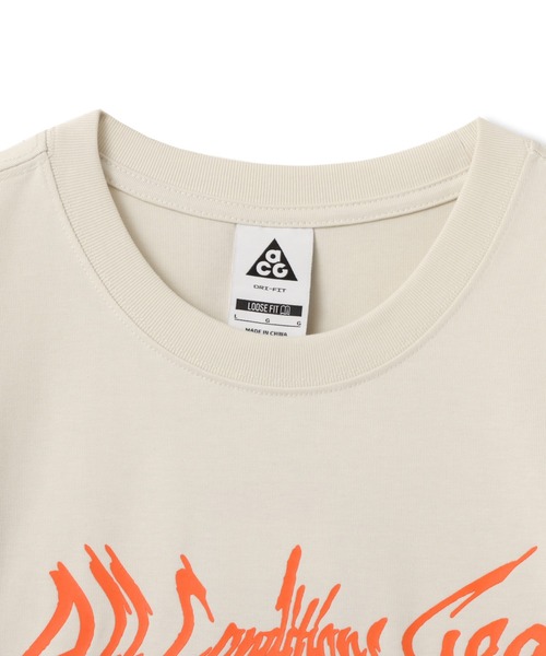 ACG(エィシージー)の「NIKE AS M ACG DF LSE CAMP BATS SS TEE / ナイキ ACG DF LSE CAMP BATS T-シャツ 【SP】(Tシャツ/カットソー・メンズ・ホワイト/ブラック・S/M/L/XL/XXL)」の5枚目の写真