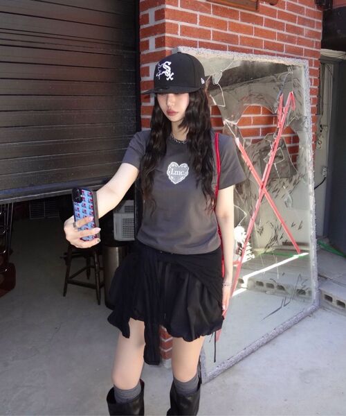 LMCの「WM LACE HEART CROPPED TEE white(Tシャツ/カットソー・レディース・その他・MEDIUM/SMALL)」の6枚目の写真