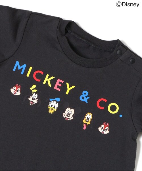 Disney(ディズニー)の「【リンク】【ディズニー】ミッキー&フレンズ/ロンパス(ロンパース・キッズ・チャコール/オフホワイト・80/70)」の7枚目の写真