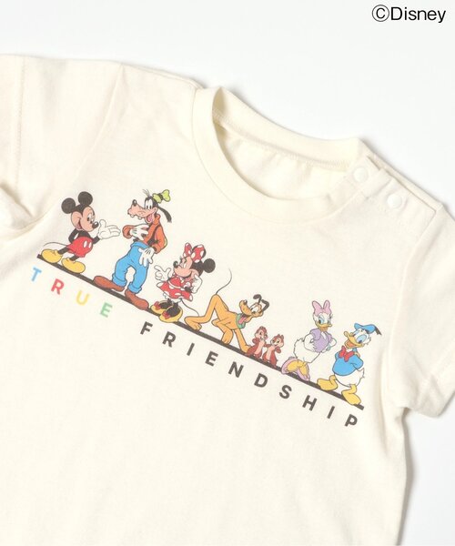 Disney(ディズニー)の「【リンク】【ディズニー】ミッキー&フレンズ/ロンパス(ロンパース・キッズ・チャコール/オフホワイト・80/70)」の6枚目の写真