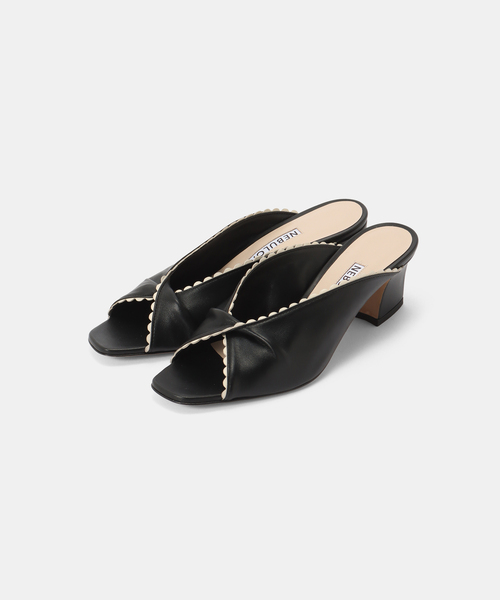 IENA（イエナ）の「NEBULONI E./ネブロー二 ツイストサンダル 361143634（サンダル・レディース・ブラック・38/37/36/35.5）」の5枚目の写真